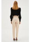 Pantalon taille haute carotte P-0179 Pantalon taille haute carotte P-0179