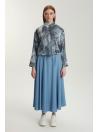 Veste et jupe à motifs Tencel Ensemble deux pièces TK-1575