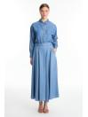 Jupe en jean à poche taille haute ETK-0144