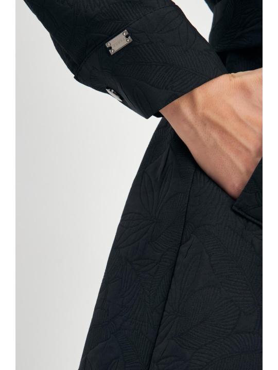 Veste à cravate à motifs C-0113