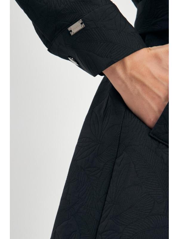 Veste à cravate à motifs C-0113
