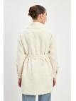 Veste à cravate à motifs C-0113
