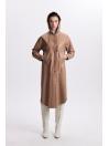 Capuche détaillée longue robe GÖ-0135