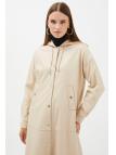 Capuche détaillée longue robe GÖ-0135