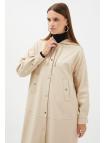 Capuche détaillée longue robe GÖ-0135