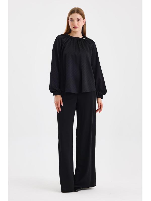  Chemisier Noir B-0118 