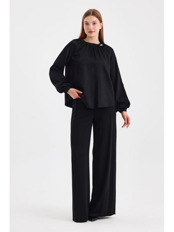  Chemisier Noir B-0118 