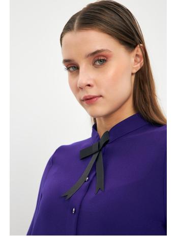 Chemise Boutonnée Détaillée Bow G-0090