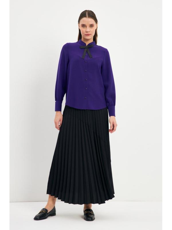  Chemise Boutonnée Détaillée Bow G-0090