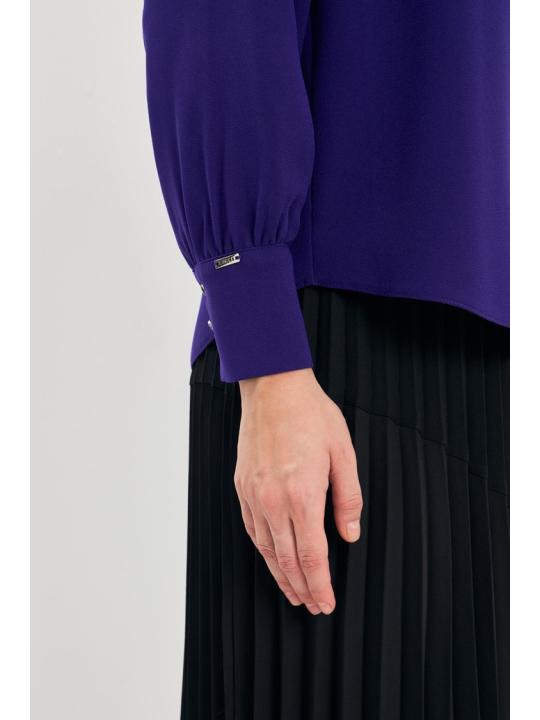 Chemise Boutonnée Détaillée Bow G-0090 Chemise Boutonnée Détaillée Bow G-0090