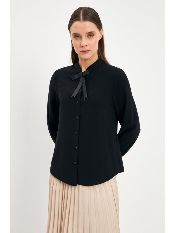  Chemise Boutonnée Détaillée Bow G-0090