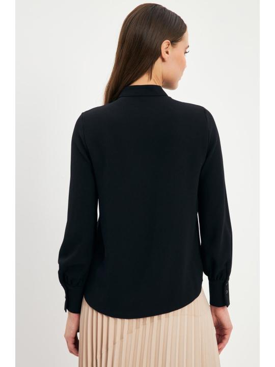  Chemise Boutonnée Détaillée Bow G-0090