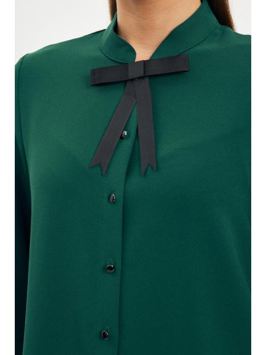 Chemise Boutonnée Détaillée Bow G-0090 Chemise Boutonnée Détaillée Bow G-0090