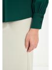Chemise Boutonnée Détaillée Bow G-0090 Chemise Boutonnée Détaillée Bow G-0090