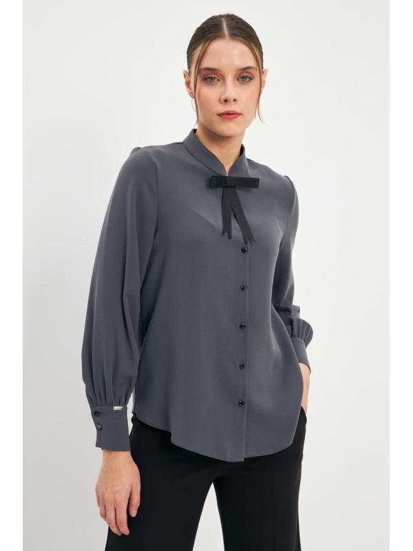  Chemise Boutonnée Détaillée Bow G-0090