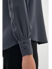 Chemise Boutonnée Détaillée Bow G-0090 Chemise Boutonnée Détaillée Bow G-0090
