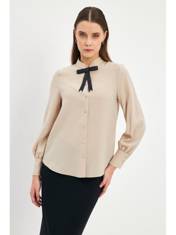  Chemise Boutonnée Détaillée Bow G-0090