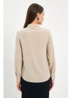 Chemise Boutonnée Détaillée Bow G-0090 Chemise Boutonnée Détaillée Bow G-0090