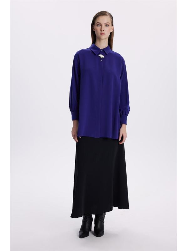 Chemise à boutons dissimulés détaillés Broach G-0092