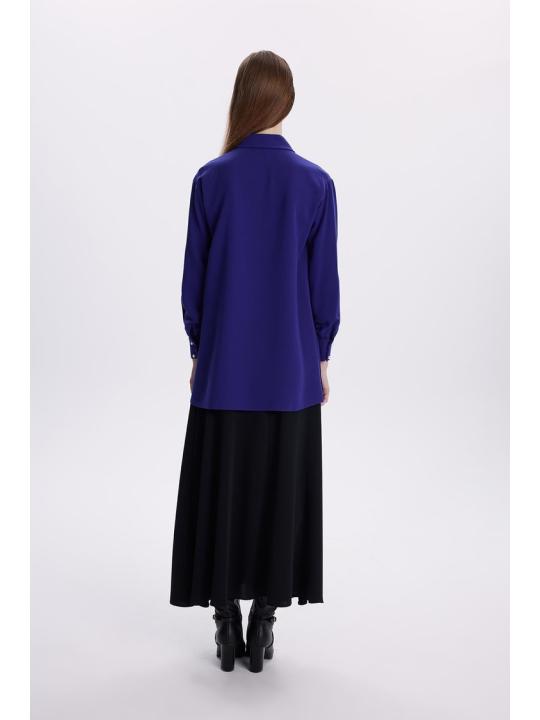 Chemise à boutons dissimulés détaillés Broach G-0092