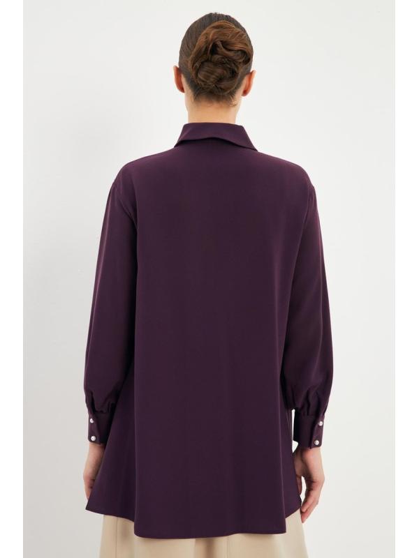 Chemise à boutons dissimulés détaillés Broach G-0092