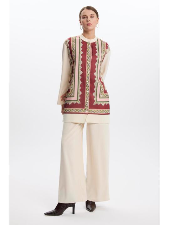 Cardigan à motifs ethniques HR-0017