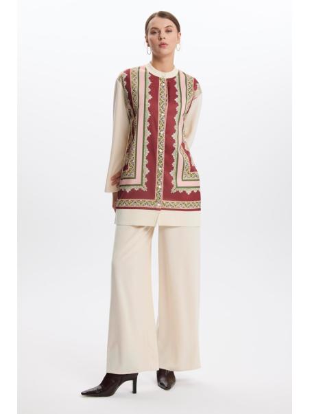 Cardigan à motifs ethniques HR-0017