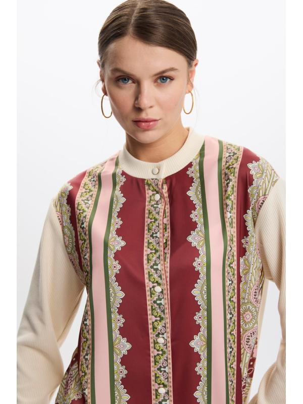 Cardigan à motifs ethniques HR-0017
