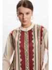 Cardigan à motifs ethniques HR-0017