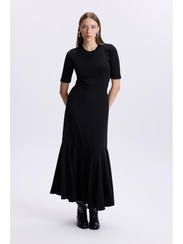Jupe à volants taille haute ETK-0172