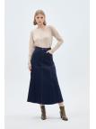 Jupe longue en jean ETK-0173