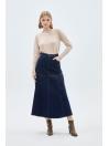 Jupe longue en jean ETK-0173
