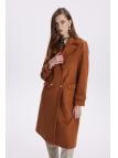 Manteau long à double col croisé 13570