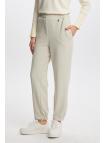 Pantalon en pierre élastique à taille côtelée P-0208 Pantalon en pierre élastique à taille côtelée P-0208