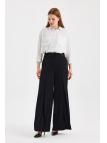 Pantalon Flowy Wide Leg Noir P-0195