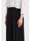 Pantalon Flowy Wide Leg Noir P-0195