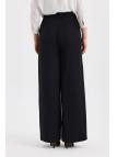 Pantalon Flowy Wide Leg Noir P-0195