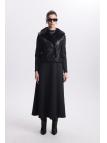 Gilet détaillé en fourrure Double costume TK-1325