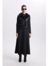 Gilet détaillé en fourrure Double costume TK-1325