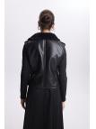 Gilet détaillé en fourrure Double costume TK-1325