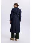 Trench-coat en denim à détails ceinture 13704