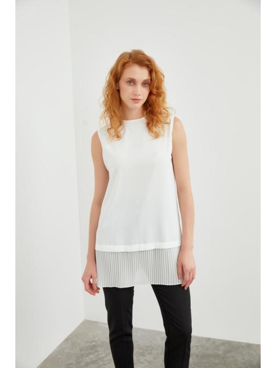 Sous-vêtements noirs sans manches à col rond I-0005 Caractéristique