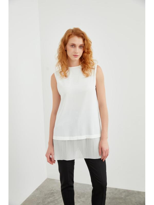 Sous-vêtements noirs sans manches à col rond I-0005 Caractéristique
