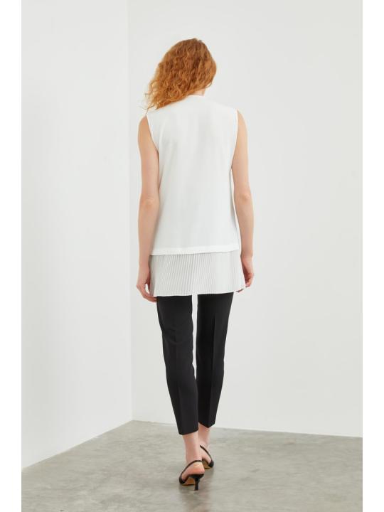 Sous-vêtements noirs sans manches à col rond I-0005 Caractéristique