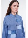 Chemise Bleue Détaillée Denim Sequin G-0054
