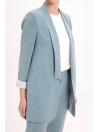Ensemble avec Veste Détaillée et Pantalon Aqua  TK-1103