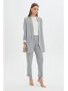 Ensemble avec Veste Détaillée et Pantalon Aqua  TK-1103