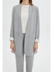 Ensemble avec Veste Détaillée et Pantalon Aqua  TK-1103