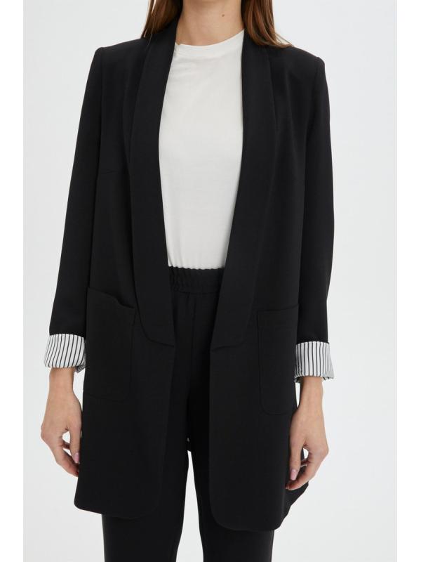 Ensemble avec Veste Détaillée et Pantalon Aqua  TK-1103