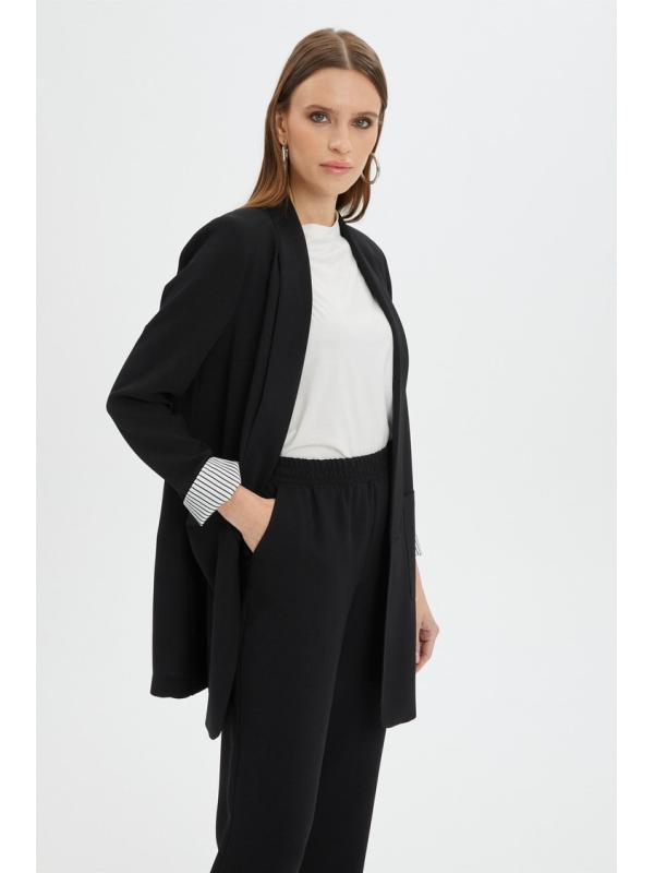 Ensemble avec Veste Détaillée et Pantalon Aqua  TK-1103